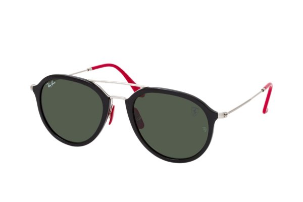   Ray-Ban Scuderia Ferrari Collection RB4369M-F601-31 Black / Silver | Green