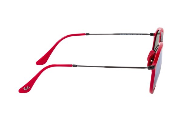   Ray-Ban Scuderia Ferrari Collection RB4369M-F623-30 Red / Black | Silver Mirror