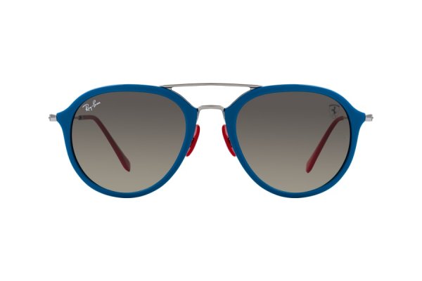   Ray-Ban Scuderia Ferrari Collection RB4369M-F669-71 Blue / Silver | Grey Gradient