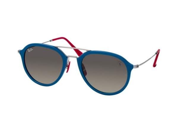   Ray-Ban Scuderia Ferrari Collection RB4369M-F669-71 Blue / Silver | Grey Gradient