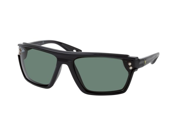   Ray-Ban Scuderia Ferrari Collection RB4370M-F674-71 Black | Natural Green