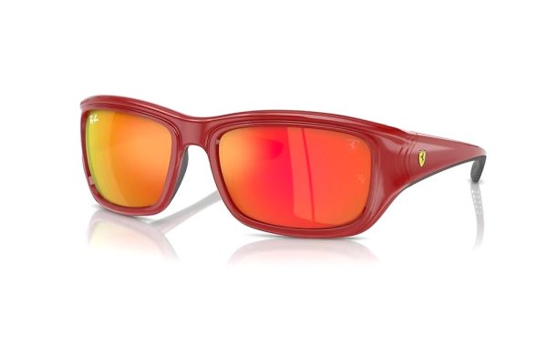   Ray-Ban Scuderia Ferrari Collection RB4405M-F623-6Q Dark Red | Orange Mirror