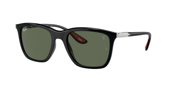   Ray-Ban Scuderia Ferrari Collection RB4433M-F601-71 Black | Natural Green