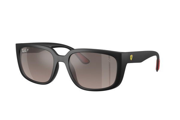   Ray-Ban Scuderia Ferrari Collection RB4443M-F602-5J Black  | Grey Mirror Polarized