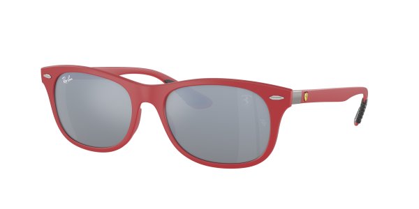   Ray-Ban Scuderia Ferrari Collection RB4607M-F628-30 Matt Red | Silver  Mirror