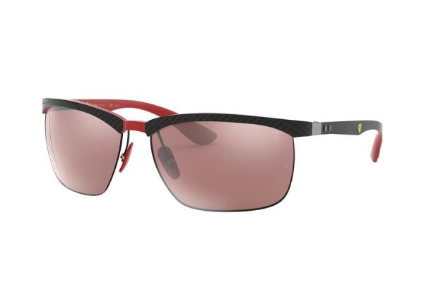   Ray-Ban Scuderia Ferrari Collection RB8324M-F050-H2 Black /Red | Polarized Grey Mirror