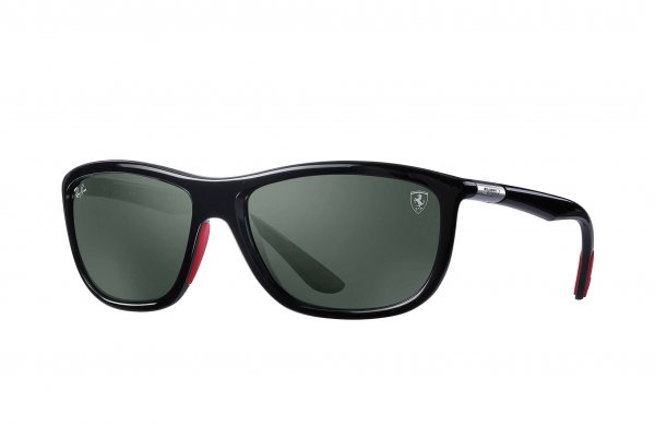   Ray-Ban Scuderia Ferrari Collection RB8351M-F601-71 Black | Green / Grey