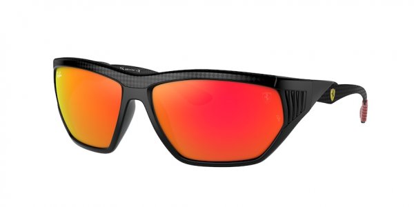  Ray-Ban Scuderia Ferrari Collection RB8359M-F602-6Q Black | Orange Mirror