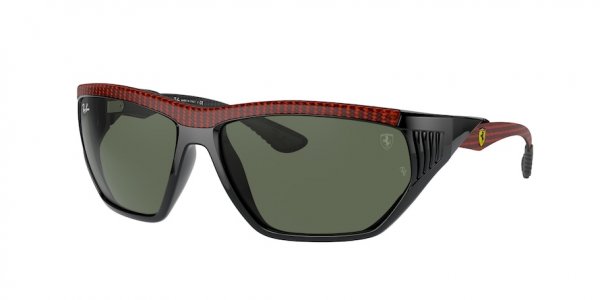   Ray-Ban Scuderia Ferrari Collection RB8359M-F661-71 Black | Natural Green