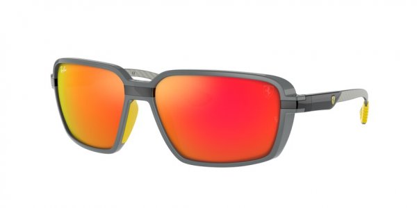   Ray-Ban Scuderia Ferrari Collection RB8360M-F672-6Q Grey / Black | Orange Mirror