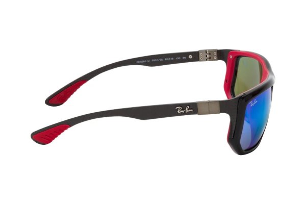   Ray-Ban Scuderia Ferrari Collection RB8361M-F601-55 Black / Grey | Blue Mirror
