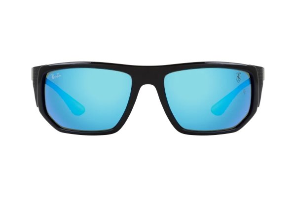   Ray-Ban Scuderia Ferrari Collection RB8361M-F601-55 Black / Grey | Blue Mirror