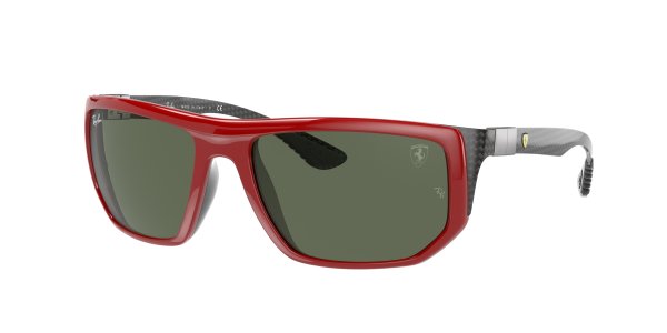   Ray-Ban Scuderia Ferrari Collection RB8361M-F623-71 Red / Grey | Natural Green