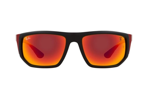   Ray-Ban Scuderia Ferrari Collection RB8361M-F647-6Q Black | Orange Mirror