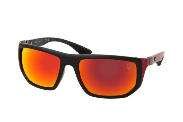   Ray-Ban Scuderia Ferrari Collection RB8361M-F647-6Q Black | Orange Mirror