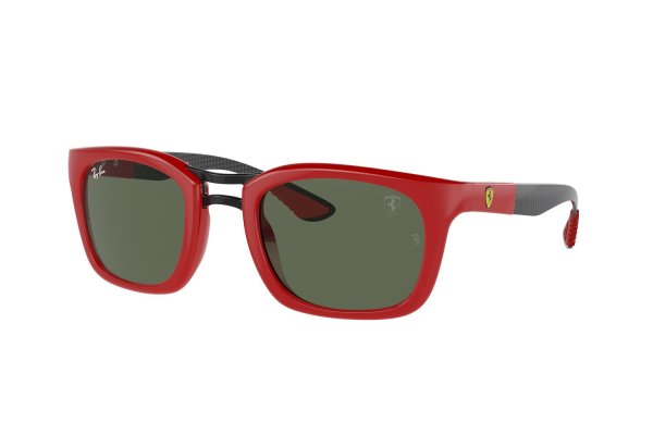   Ray-Ban Scuderia Ferrari Collection RB8362M-F663-71 Red / Grey | Natural Green