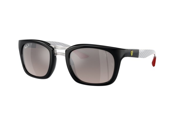   Ray-Ban Scuderia Ferrari Collection RB8362M-F696-5J Black / Grey | Grey Mirror Polarized