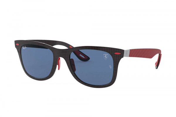   Ray-Ban Scuderia Ferrari Collection RB8395M-F055-80 Dark Chess/ Red | Dark Blue