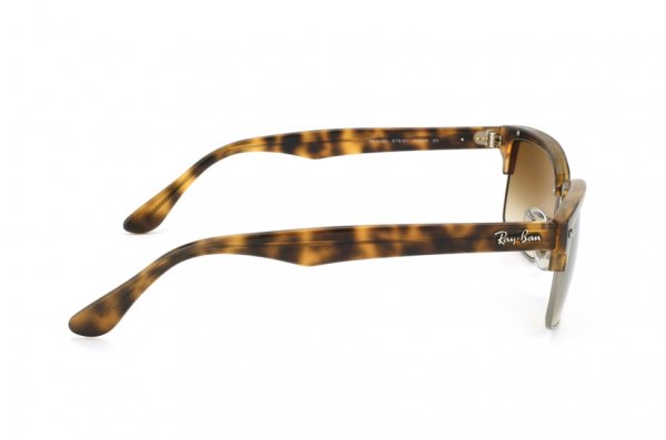   Ray-Ban Squared Clubmaster RB4190-878-51 Light Havana | Faded Brown
