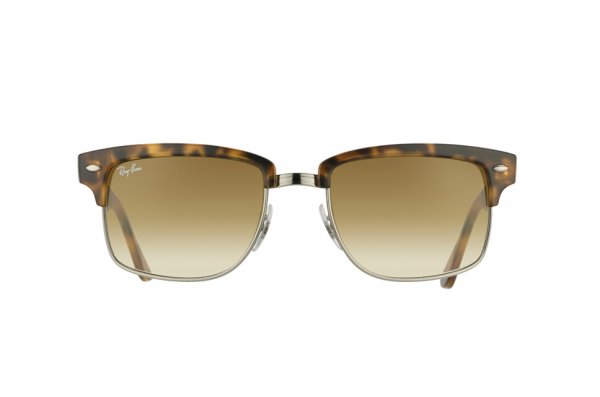   Ray-Ban Squared Clubmaster RB4190-878-51 Light Havana | Faded Brown