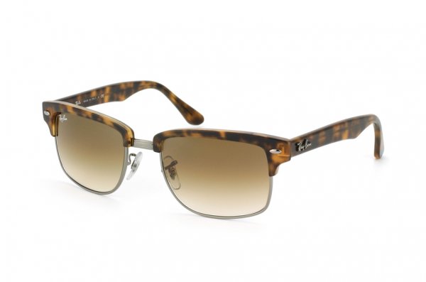  Ray-Ban Squared Clubmaster RB4190-878-51 Light Havana | Faded Brown