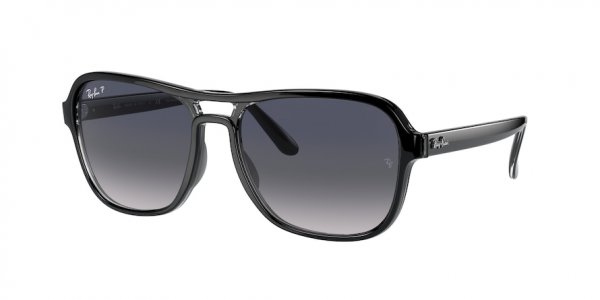   Ray-Ban State Side RB4356-6545-78 Black | Dark Blue Polarized
