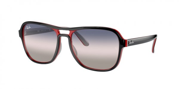   Ray-Ban State Side RB4356-6549-GE Black / Red | Blue Gradien
