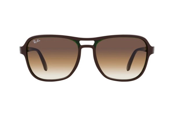   Ray-Ban State Side RB4356-6604-51 Brown / Green | Gradient Brown