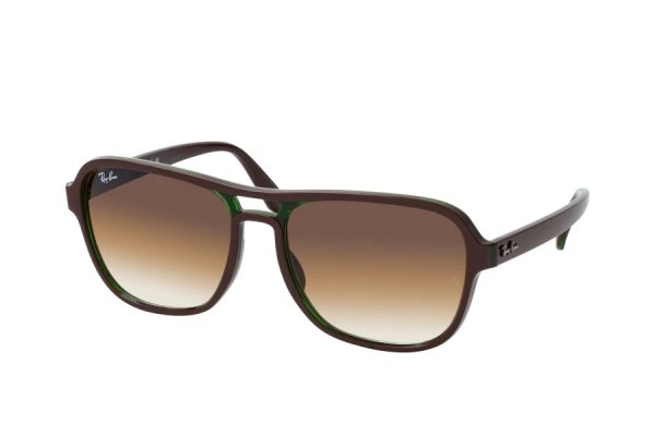   Ray-Ban State Side RB4356-6604-51 Brown / Green | Gradient Brown