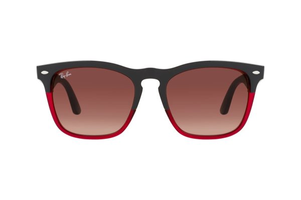   Ray-Ban Steve RB4487-6631-13 Black / Red  | Brown Gradient