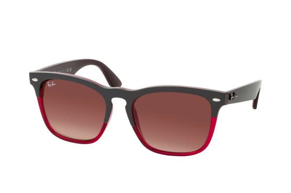   Ray-Ban Steve RB4487-6631-13 Black / Red  | Brown Gradient