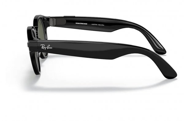   Ray-Ban Stories Round RW4003-601-71 Black | Natural Green