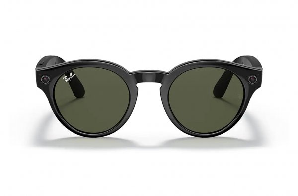   Ray-Ban Stories Round RW4003-601-71 Black | Natural Green