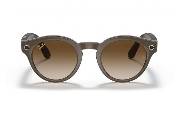   Ray-Ban Stories Round RW4003-6560-13 Dark Brown | Light Brown Gradient