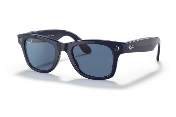   Ray-Ban Stories Wayfarer RW4002-655-82 Dark Blue | Dark Blue Polarized