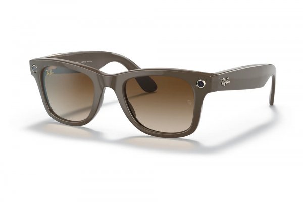 Sunglasses Ray-Ban Stories Wayfarer RW4002-6560-13 Dark Brown | Brown Gradient