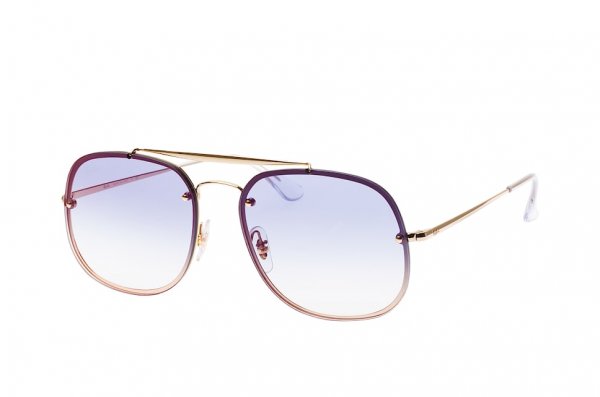   Ray-Ban The General Blaze RB3583N-001-X0 Arista | Blue Gradient Mirror