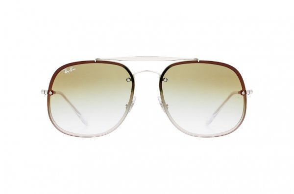   Ray-Ban The General Blaze RB3583N-003-W0 Silver | Light Yellow