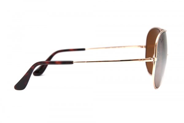   Ray-Ban Ultra Aviator RB8029K-040K-55 Yellow Gold | Polarized P3Plus
