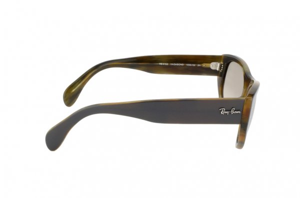   Ray-Ban Vagabond RB4152-1056-32 Grey Striped Yellow Dark Green/Gradient Grey