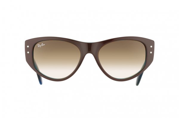 Sunglasses Ray-Ban Vagabond RB4152-1057-51 Brown/Striped Azure Yellow