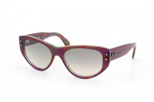  Ray-Ban Vagabond RB4152-1058-32 Striped Violet-Red-Green/Gradient Grey