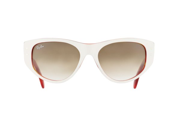   Ray-Ban Vagabond RB4152-1059-51 White/Striped Orange