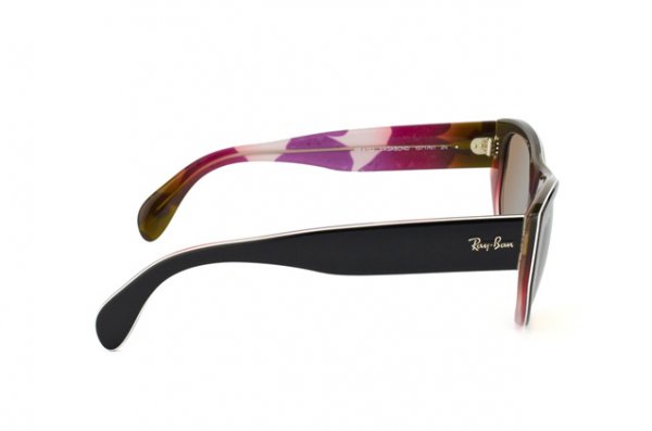   Ray-Ban Vagabond RB4152-1071-N1 Black On Texture | Grey Faded Pink Gradient
