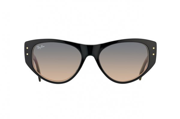   Ray-Ban Vagabond RB4152-1071-N1 Black On Texture | Grey Faded Pink Gradient