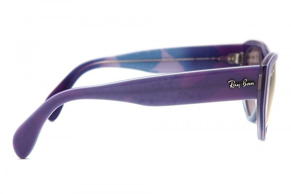   Ray-Ban Vagabond RB4152-1072-4R Lilac Violet Texture/Violet Mirror