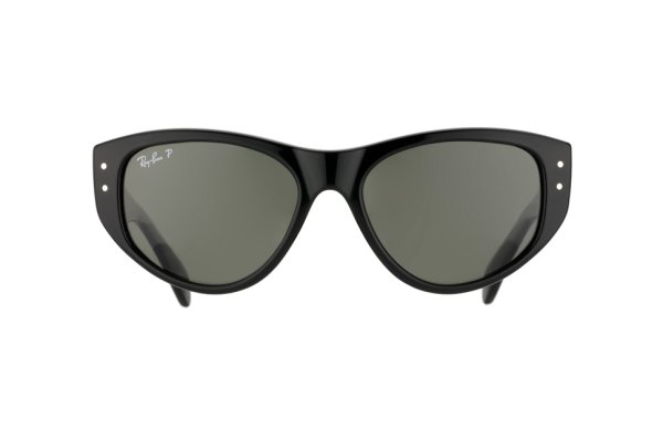 Sunglasses Ray-Ban Vagabond RB4152-601-58 Black/Natural Green Polarized