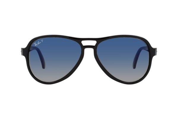   Ray-Ban Vagabond RB4355-6545-78 Black | Dark Blue Polarized