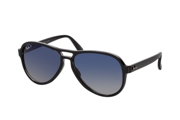   Ray-Ban Vagabond RB4355-6545-78 Black | Dark Blue Polarized