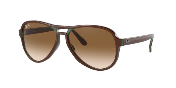 Sunglasses Ray-Ban Vagabond RB4355-6604-51 Brown / Green | Gradient Brown